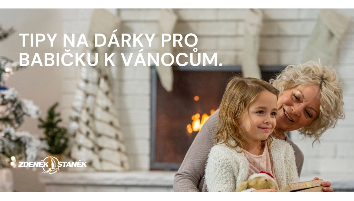 Tipy na dárky pro babičku k Vánocům.